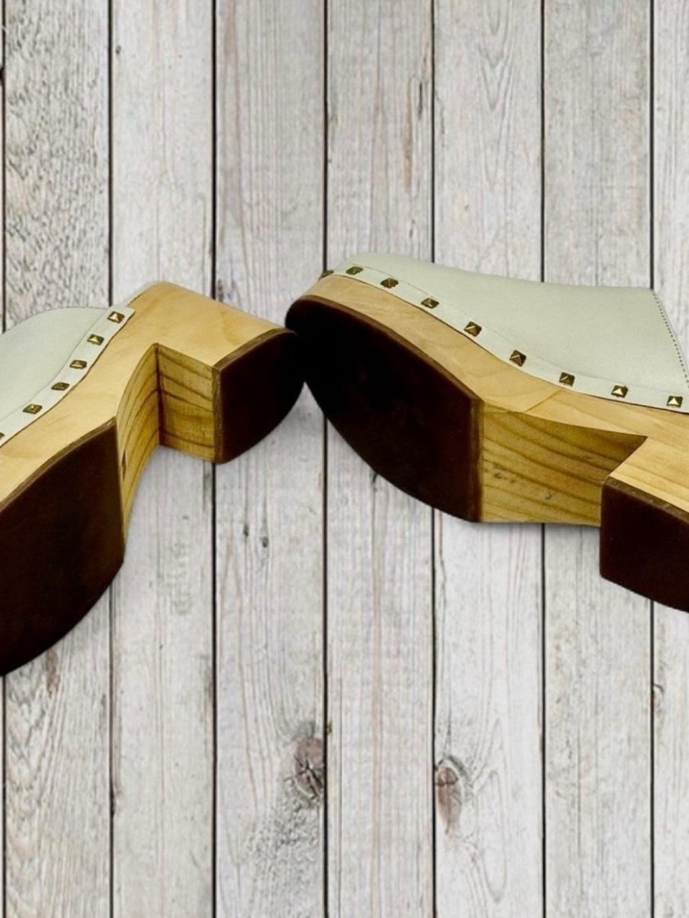 STEVE MADDEN Brooklyn-1 Leather Platform Clog Heels – Size 8.5M - Picture 8 of 9